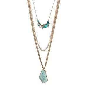 Aquamarina Convertible Pendant Necklace